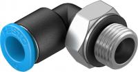186269 Угловой штуцер с цанговым зажимом и резьбой QSML-G1/8-6 FESTO 186269 Угловой штуцер с цанговым зажимом и резьбой QSML-G1/8-6 FESTO