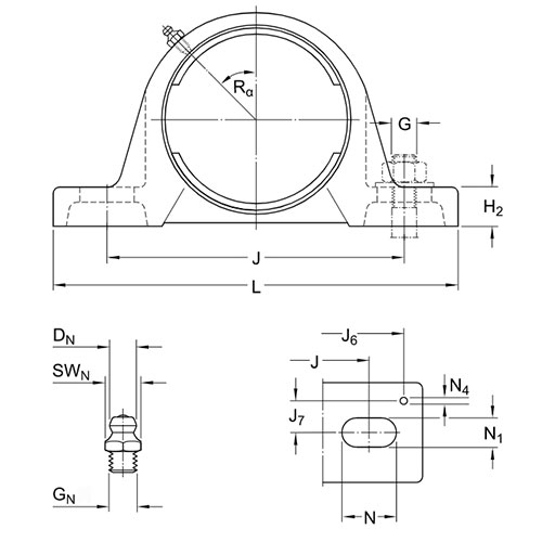 Корпус подшипника SYJ 520 SKF Корпус подшипника SYJ 520 SKF