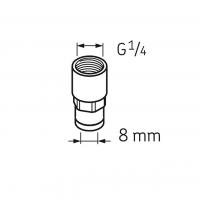 Штуцер с внутренней резьбой G1/4 LAPF F1/4 SKF