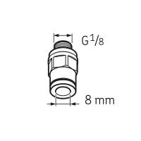 Штуцер с наружной резьбой G1/8 LAPF M1/8 SKF Штуцер с наружной резьбой G1/8 LAPF M1/8 SKF