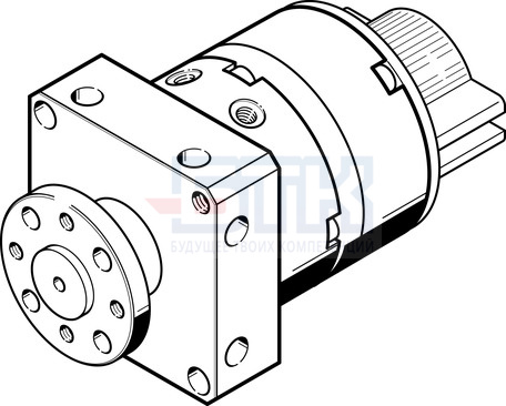 185947 Неполноповоротный привод DSM-10-240-P-A-FF-FW FESTO 185947 Неполноповоротный привод DSM-10-240-P-A-FF-FW FESTO