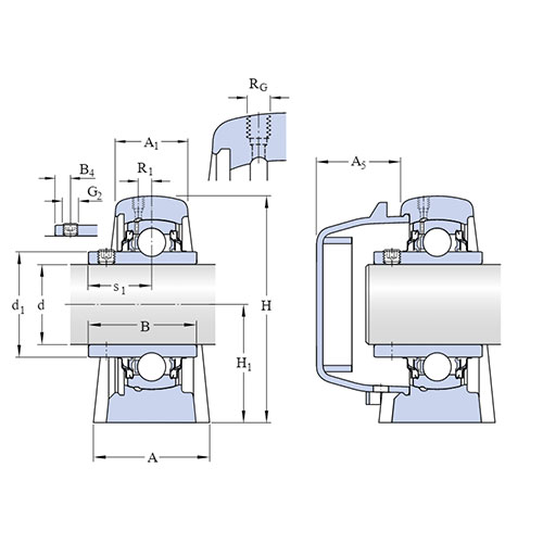 Подшипниковый узел SYWR 25 YTHR SKF Подшипниковый узел SYWR 25 YTHR SKF