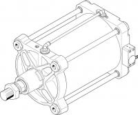 4591209 Линейный привод DFPI-250- -ND2P-C1V-NB3P-R-A FESTO
