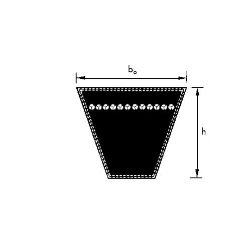 Ремень SPZ 1612 Optibelt (Red Power 3) Ремень SPZ 1612 Optibelt (Red Power 3)
