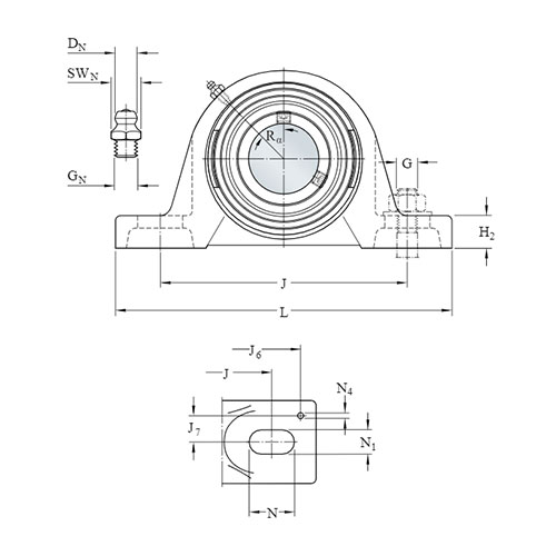 Подшипниковый узел SYJ 35 TF SKF Подшипниковый узел SYJ 35 TF SKF