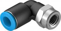 153276 Угловой штуцер с цанговым зажимом и резьбой QSLF-1/8-8-B FESTO 153276 Угловой штуцер с цанговым зажимом и резьбой QSLF-1/8-8-B FESTO