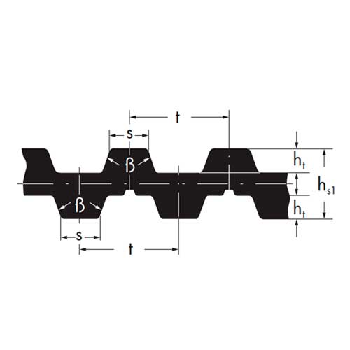 Ремень DT10 980 20 Optibelt Ремень DT10 980 20 Optibelt