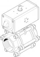 1809661 Шаровой кран с приводом VZBA-4"-GG-63-T-22-F10-V4V4T-PP240-R-90-C FESTO 1809661 Шаровой кран с приводом VZBA-4"-GG-63-T-22-F10-V4V4T-PP240-R-90-C FESTO
