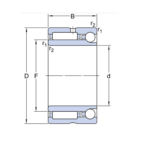 Подшипник NKIA 5901 SKF Подшипник NKIA 5901 SKF