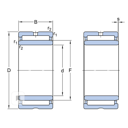 Подшипник NA 4864 SKF Подшипник NA 4864 SKF