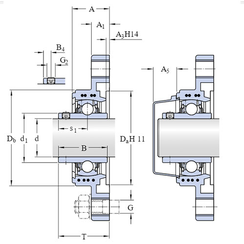 Подшипниковый узел FYTBK 20 TF SKF