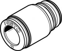 132638 Картридж цанговый прямой QSPKG20-1/2-U FESTO