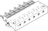 197228 Плита для блочного монтажа MHA1-P4-2-M3-PI FESTO