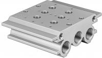 15861 Плита для блочного монтажа PRS-1/4-2-B FESTO 15861 Плита для блочного монтажа PRS-1/4-2-B FESTO