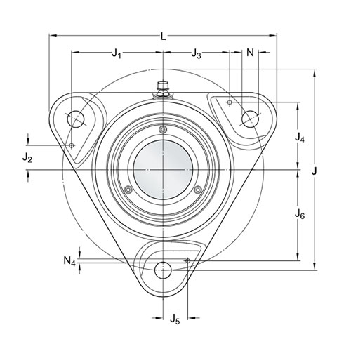Подшипниковый узел FYNT 45 F SKF Подшипниковый узел FYNT 45 F SKF