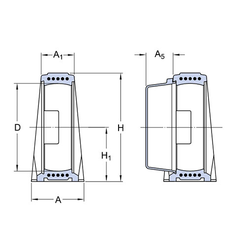 Корпус подшипника SYK 508 SKF Корпус подшипника SYK 508 SKF