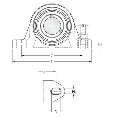 Подшипниковый узел SYK 40 TR SKF Подшипниковый узел SYK 40 TR SKF