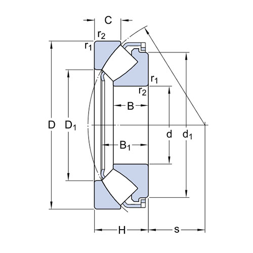 Подшипник 29460 E SKF Подшипник 29460 E SKF