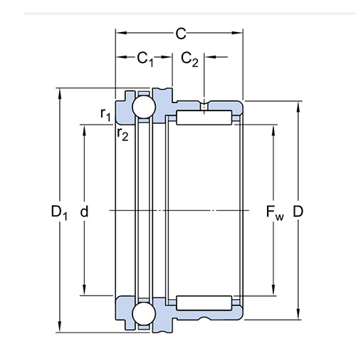 Подшипник NKX 25 SKF Подшипник NKX 25 SKF