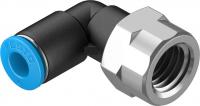 153275 Угловой штуцер с цанговым зажимом и резьбой QSLF-1/4-6-B FESTO 153275 Угловой штуцер с цанговым зажимом и резьбой QSLF-1/4-6-B FESTO