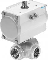 8070259 Шаровой кран с приводом VZBM-A-3/8"-RP-25-F-3T-B2-PA10 FESTO