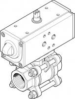 1809657 Шаровой кран с приводом VZBA-11/2"-GG-63-T-22-F0507-V4V4T-PP60-R-90-C FESTO 1809657 Шаровой кран с приводом VZBA-11/2"-GG-63-T-22-F0507-V4V4T-PP60-R-90-C FESTO