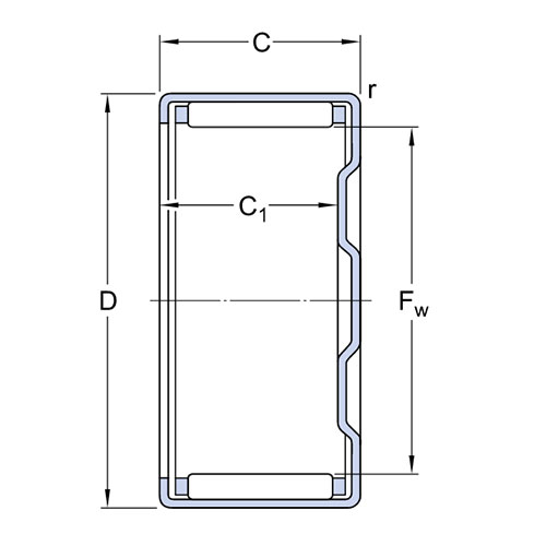 Подшипник BK 1210 SKF Подшипник BK 1210 SKF