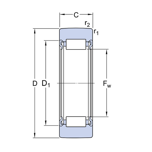 Подшипник RNA 4904.2RS SKF Подшипник RNA 4904.2RS SKF