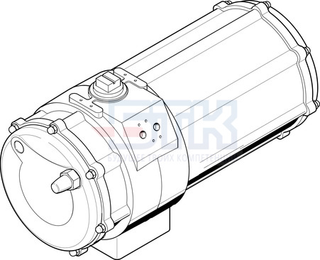 549688 Неполноповоротный привод DAPS-1440-090-RS4-F16 FESTO 549688 Неполноповоротный привод DAPS-1440-090-RS4-F16 FESTO