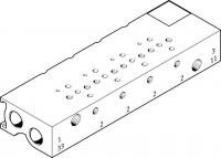 197251 Плита для блочного монтажа MHA1-PR10-3-M3-PI-PCB FESTO 197251 Плита для блочного монтажа MHA1-PR10-3-M3-PI-PCB FESTO