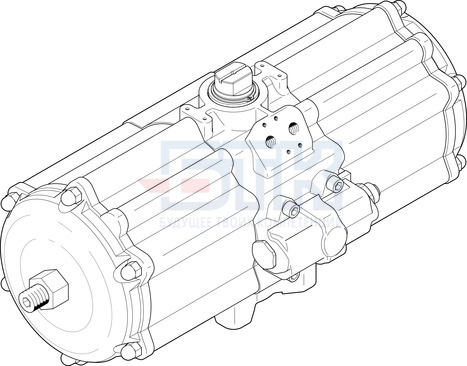 553189 Неполноповоротный привод DAPS-3840-090-R-F16-T6 FESTO 553189 Неполноповоротный привод DAPS-3840-090-R-F16-T6 FESTO