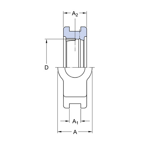Корпус подшипника TU 509 M SKF Корпус подшипника TU 509 M SKF