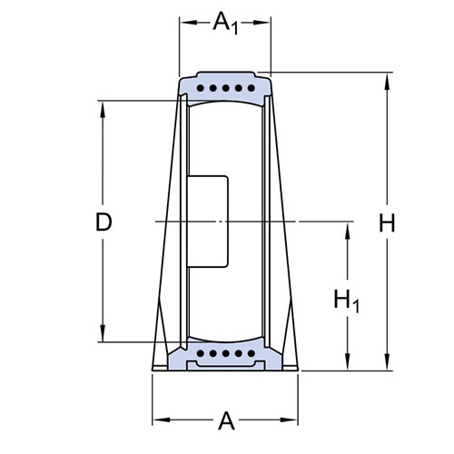Корпус подшипника SYWK 508 Y SKF