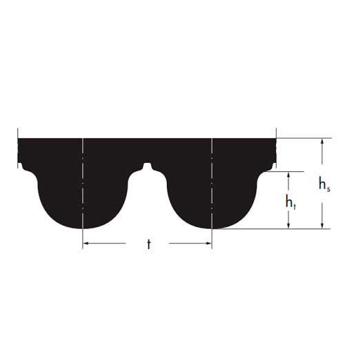 Ремень 14M 7504 85 Optibelt (Alpha Flex) Ремень 14M 7504 85 Optibelt (Alpha Flex)