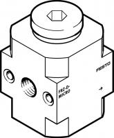 162786 Коллектор разводящий блочный FRZ-D-MINI FESTO