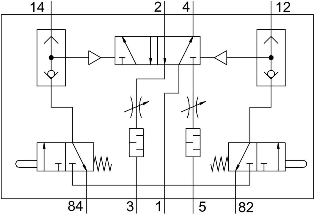 Пневмораспределитель 5 2 схема