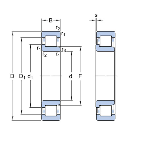 Подшипник NJ 2322 ECML/C4 SKF Подшипник NJ 2322 ECML/C4 SKF