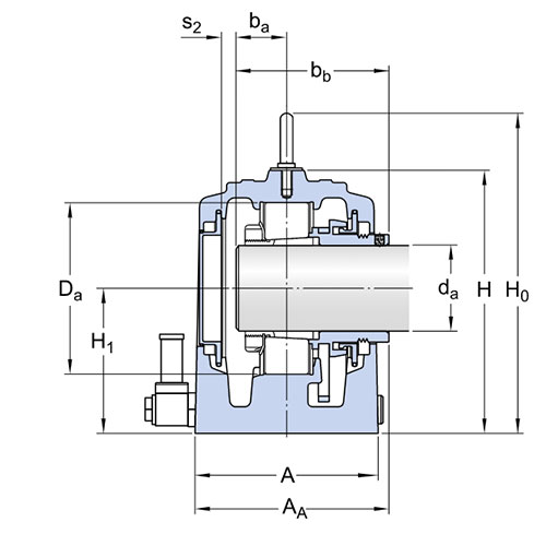 Корпус подшипника SONL 228-528 SKF (цилиндрическая посадка d = 140 мм) Корпус подшипника SONL 228-528 SKF (цилиндрическая посадка d = 140 мм)