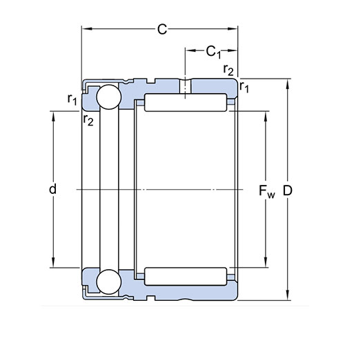 Подшипник NX 35 Z SKF Подшипник NX 35 Z SKF