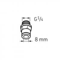 Штуцер с внутренней резьбой G1/4 LAPF M1/4 SKF Штуцер с внутренней резьбой G1/4 LAPF M1/4 SKF