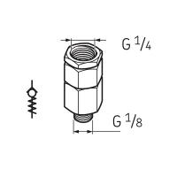 Обратный клапан G1/8 LAPV 1/8 SKF Обратный клапан G1/8 LAPV 1/8 SKF