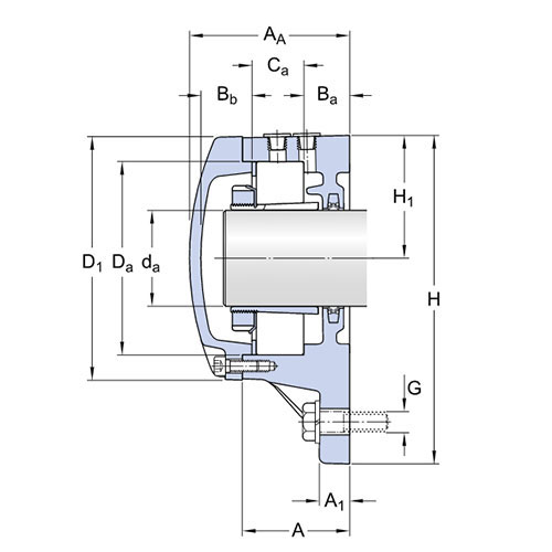 Корпус подшипника FNL 516 B SKF Корпус подшипника FNL 516 B SKF