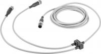 8035775 Коллектор NEDY-L2R1-V1-M12G5-U-0.3L-M12G4-2.5R FESTO