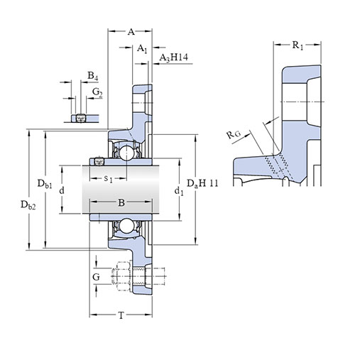 Подшипниковый узел FYTJ 45 KF SKF Подшипниковый узел FYTJ 45 KF SKF