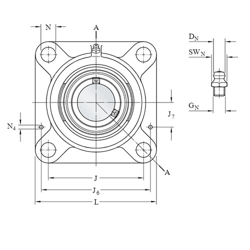 Подшипниковый узел FY 1.3/8 TF/W64 SKF Подшипниковый узел FY 1.3/8 TF/W64 SKF
