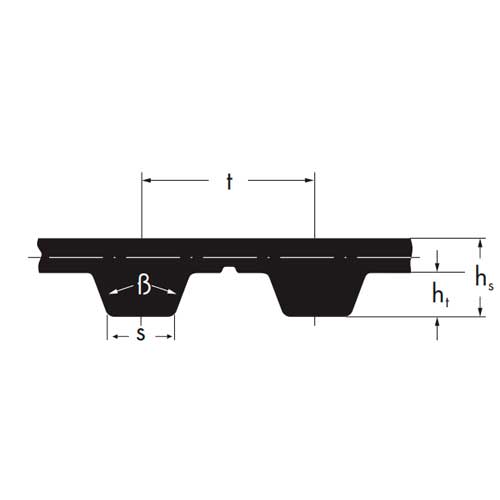 Ремень T10 1390 40 Optibelt (Alpha Torque) Ремень T10 1390 40 Optibelt (Alpha Torque)
