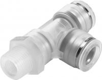 133065 Угловой штуцер с цанговым зажимом и резьбой NPQP-LQ-R18-Q8-FD-P10 FESTO
