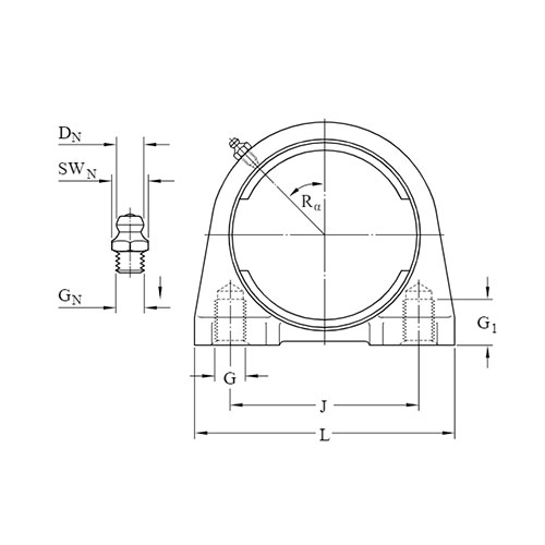 Корпус подшипника SYFJ 509 SKF Корпус подшипника SYFJ 509 SKF