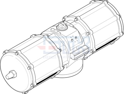 560855 Неполноповоротный привод DAPS-8000-090-R-F25 FESTO 560855 Неполноповоротный привод DAPS-8000-090-R-F25 FESTO