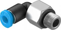 153331 Угловой штуцер с цанговым зажимом и резьбой QSML-M5-3 FESTO 153331 Угловой штуцер с цанговым зажимом и резьбой QSML-M5-3 FESTO